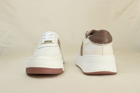 Tenis Kaney Blanco en Cuero