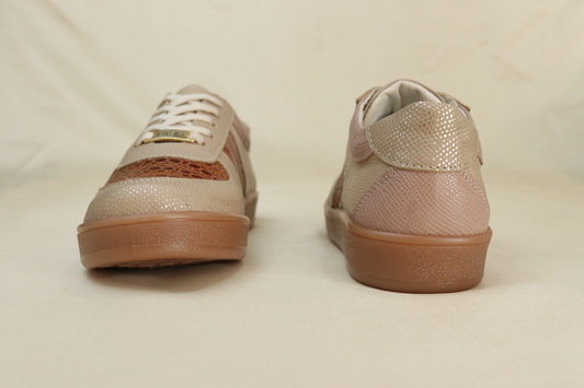 Tenis Tammy Nude x Miel en Cuero