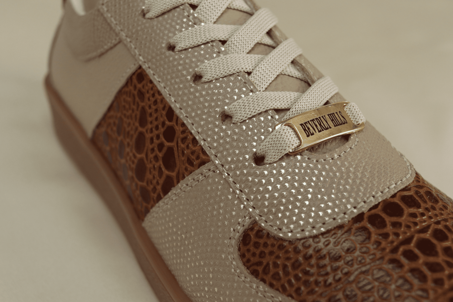 Tenis Tammy Nude x Miel en Cuero