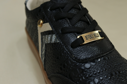 Tenis Jaky Negro en Cuero