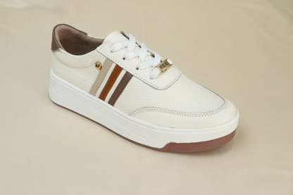 Tenis Kaney Blanco en Cuero